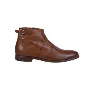 Stivaletti da donna in pelle di vitello lavorazione artigianale