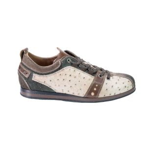 Sneakers da uomo in vera pelle  lavorazione artigianale Italiana