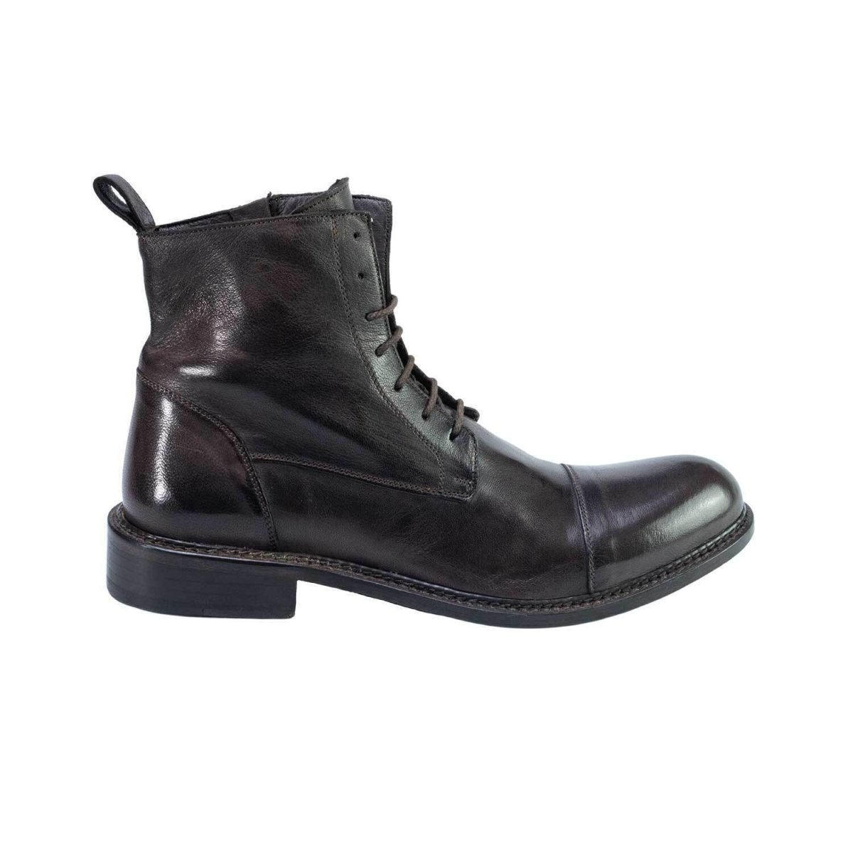Stivaletti da uomo in pelle genuina lavorazione artigianale Italiana - immagine 6