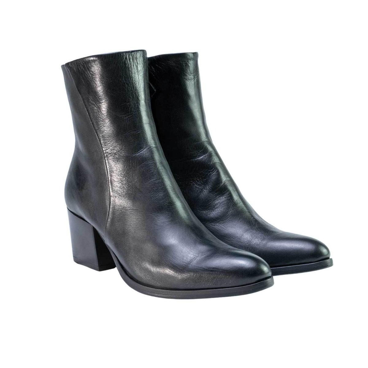 Stivaletti da donna in pelle genuina lavorazione artigianale - immagine 3