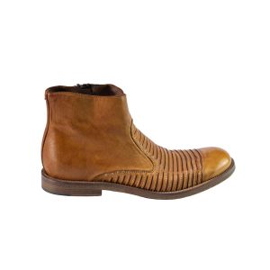 Stivaletti donna laserati in pelle di vitello lavorati a mano