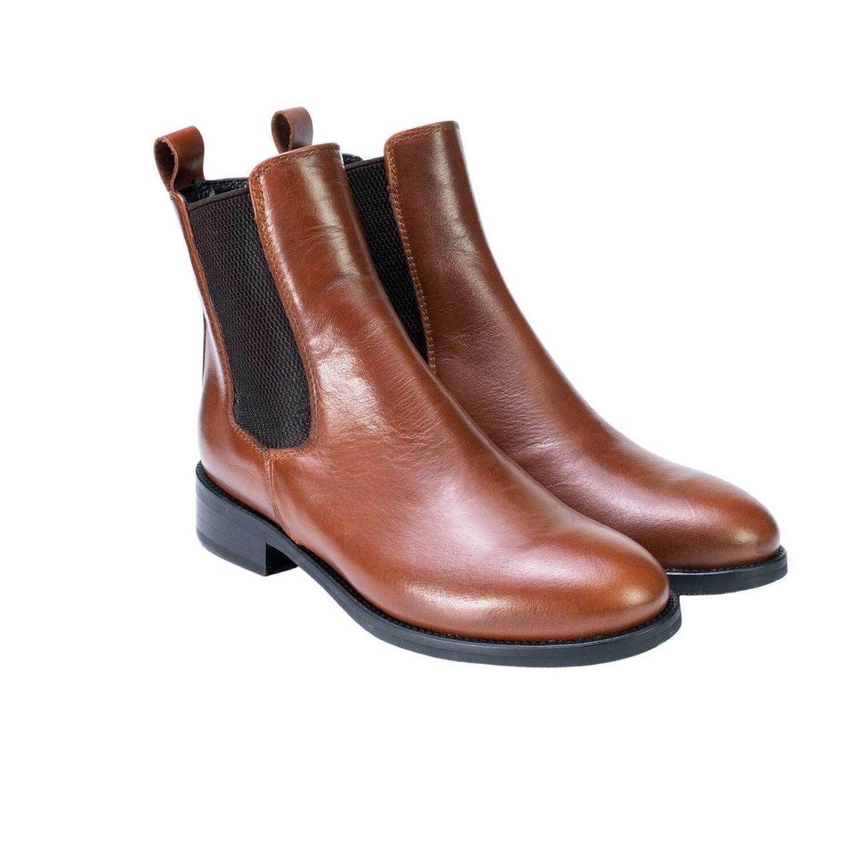 Stivaletti da donna elasticizzati in pelle genuina lavorazione artigianale - immagine 6