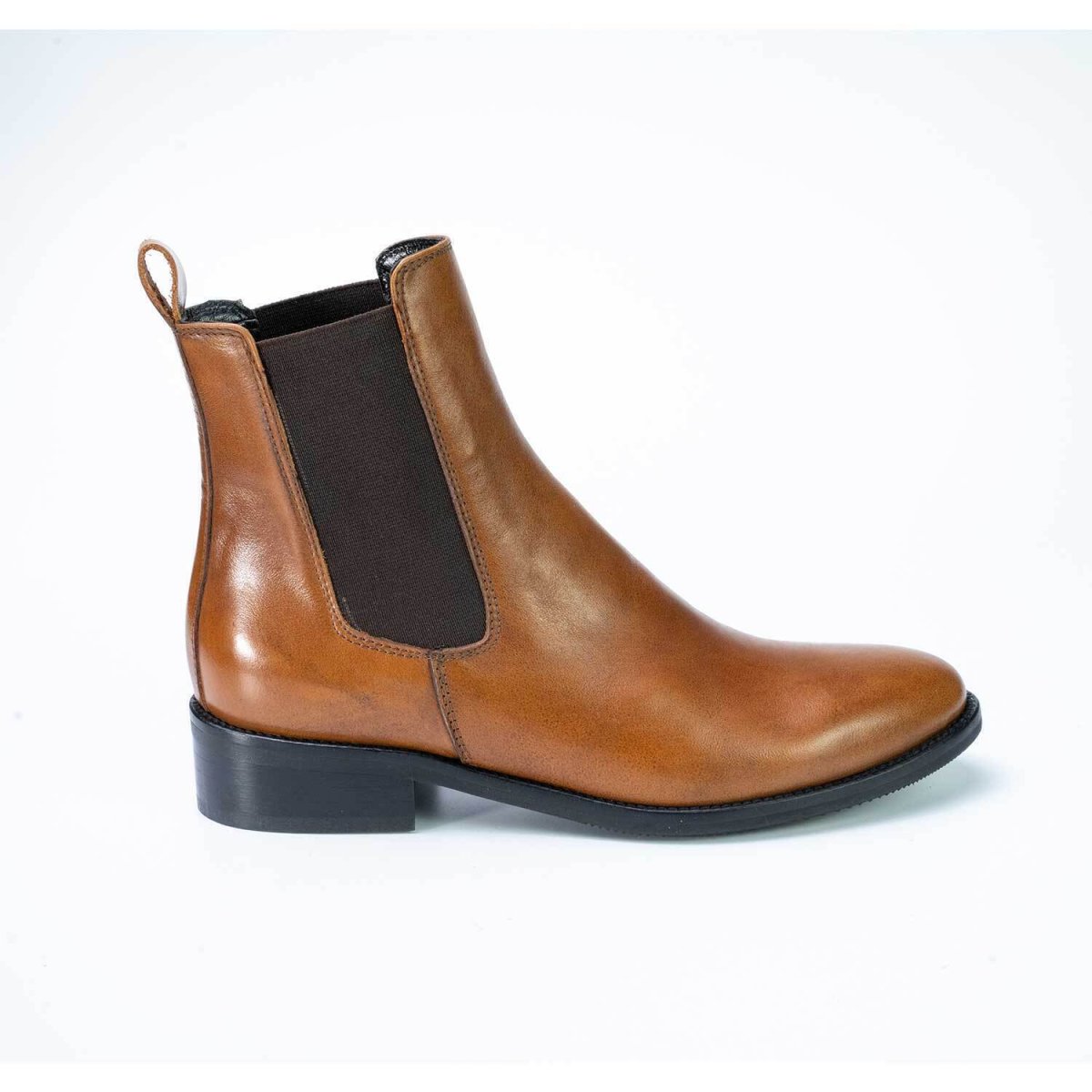 Stivaletti da donna elasticizzati in pelle genuina lavorazione artigianale - immagine 8