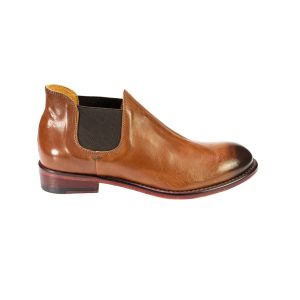 Polacchini da donna con elastico in pelle morbida lavorazione artigianale