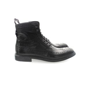 Stivaletti da uomo con i lacci in pelle genuina lavorazione artigianale