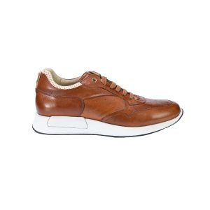 Sneakers da uomo in vera pelle  lavorazione artigianale Italiana