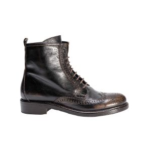 Stivaletti da donna in pelle di vitello lavorazione artigianale