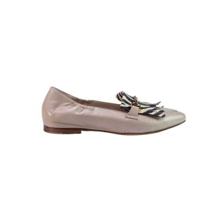 Ballerine da donna in pelle di vitello lavorazione artigianale