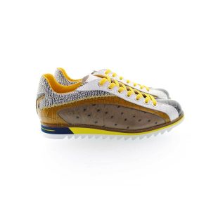 Sneakers da uomo in vera pelle  lavorazione artigianale Italiana