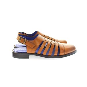 Sandali da uomo in pelle lavarati a mano