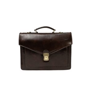 Borsa artigianale unisex in pelle di vitello lavorazione artigianale