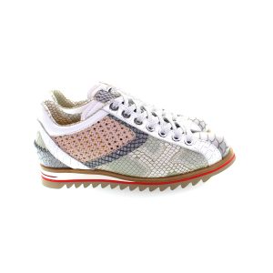 Sneakers da donna in vera pelle  lavorazione artigianale Italiana