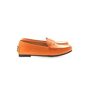 Mocassini slip-on da donna in pelle genuina lavorazione artigianale