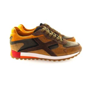 Sneakers da uomo in vera pelle  lavorazione artigianale Italiana