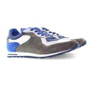 Sneakers da uomo in pelle di vitello lavorazione artigianale