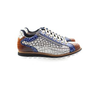 Sneakers da donna in vera pelle  lavorazione artigianale Italiana