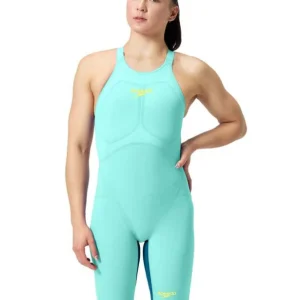 SPEEDO Woman Open Back Competition LZR PURE VALOR 2.0 15859 18470 Artic Blu
