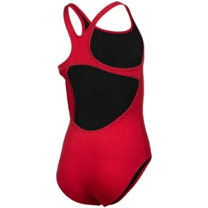 ARENA Girls's Team Swim PRO SOLID  Red-White 004762 450