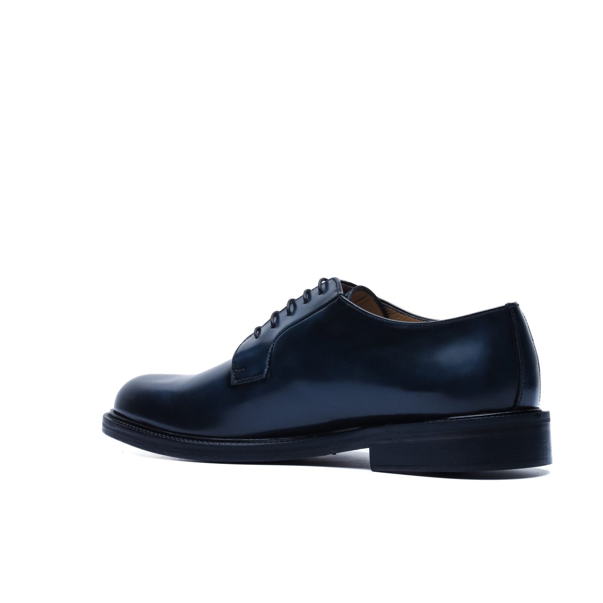 Derby in Brushed Leather Blue - immagine 7