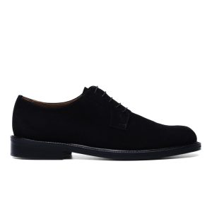 Derby in Black Suede