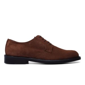Derby in Brown Suede