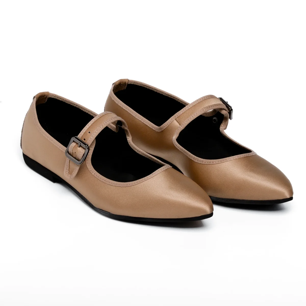 Flavia Mary Jane satin beige - immagine 3