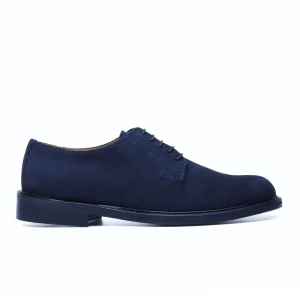 Derby in Blue Suede