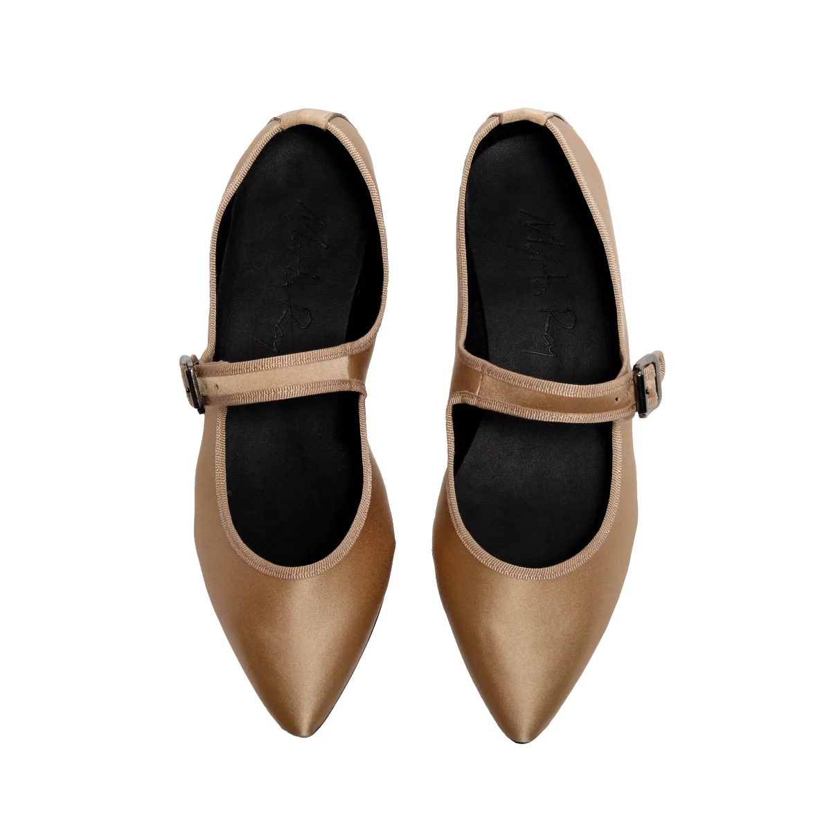 Flavia Mary Jane satin beige - immagine 4