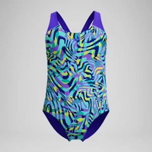 SPEEDO Girl One Piece ALLOVER SPLASHBACK Indigo Glow 00262315333