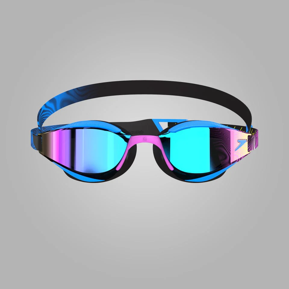 SPEEDO Goggles FASTSKIN HYPER ELITE MIRROR 12818 002 Blue Purple - immagine 3