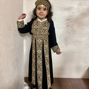 ABITO BAMBINA DORATO