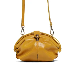 Pouf Small glossy ambra