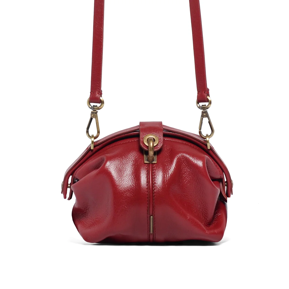 Pouf Small glossy rubino - immagine 3