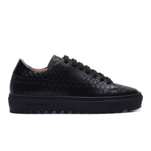 Low Sneakers Black Shark Sole – Nero