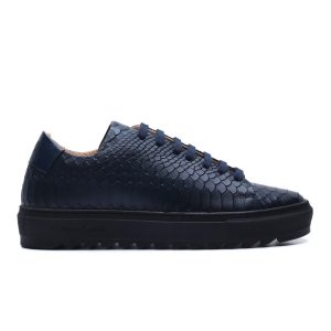 Low Sneakers Black Shark Sole – Blu