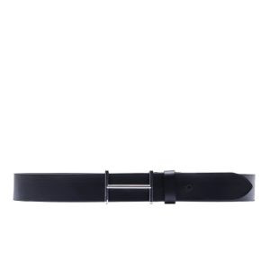 Tubular Buckle Belt – Nero