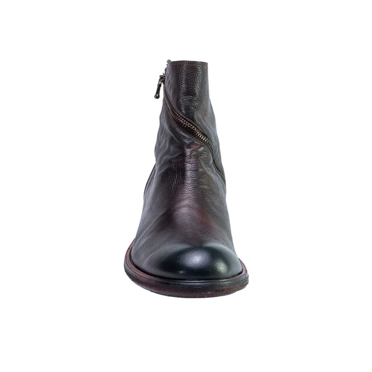 Stivaletti da uomo con zip in pelle lavorazione artigianale Italiana - immagine 4