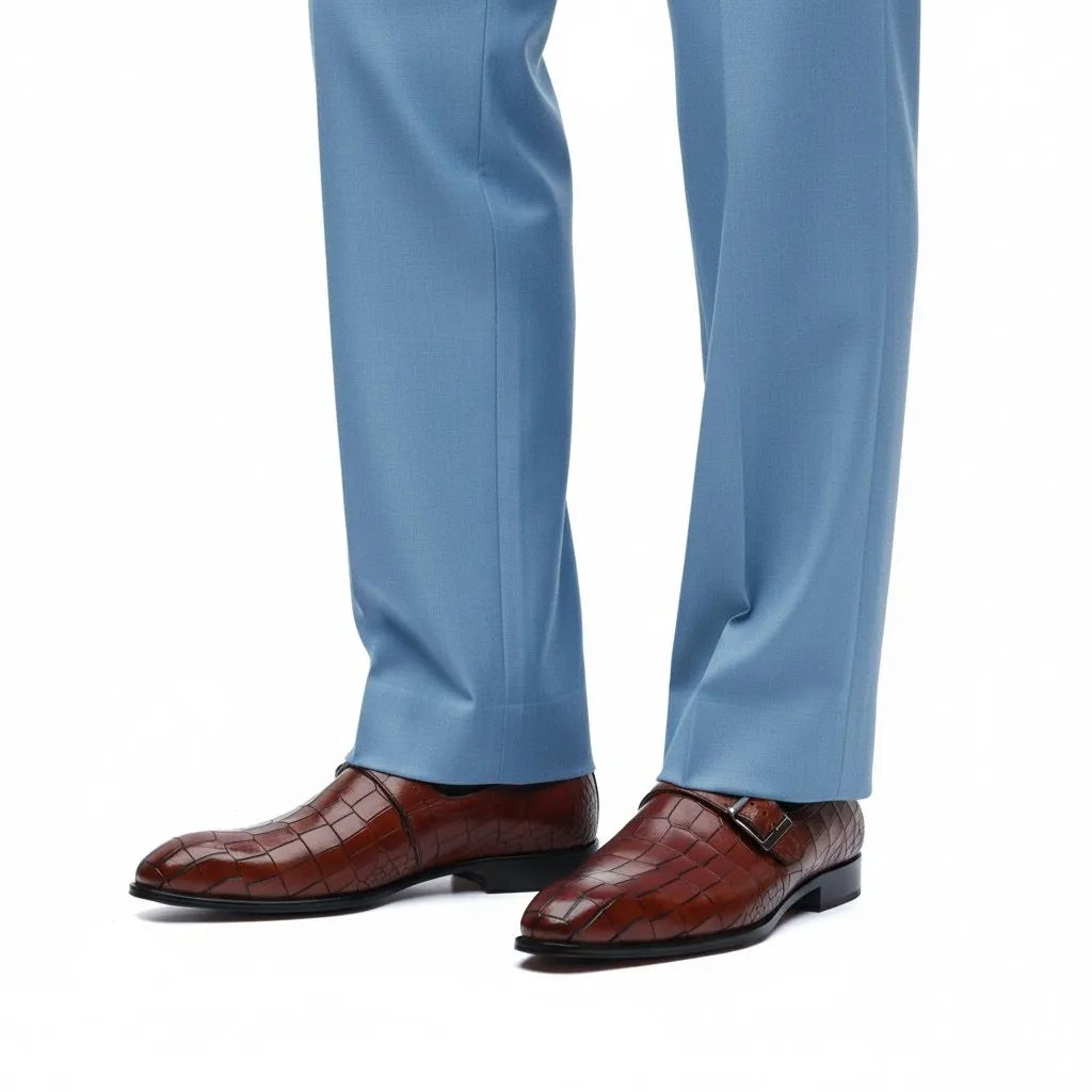 Monk Strap in Brandy Leather - immagine 3