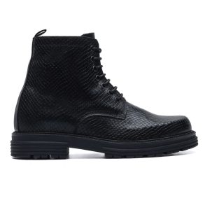 Laced Boots Multilines – Anaconda Nero