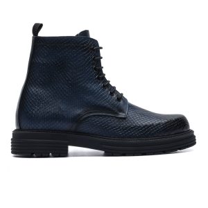 Laced Boots Multilines – Anaconda Blu