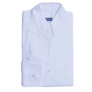 Jacquard Pattern Deep V-Neck Shirt