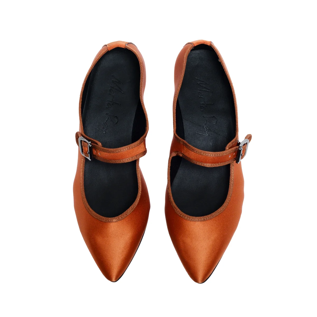 Flavia Mary Jane satin rame - immagine 6