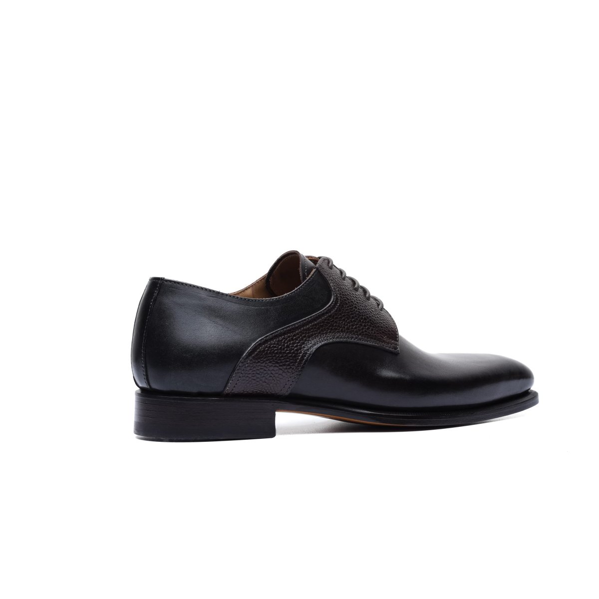 Derby in Dark Brown Leather with Details - immagine 7