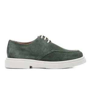 Derby in Green Suede