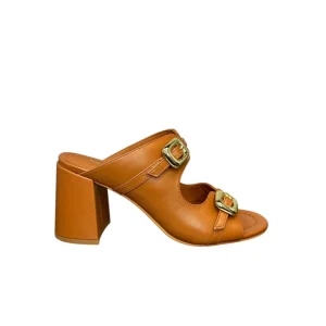 Donna bruno premi Sandali con tacco