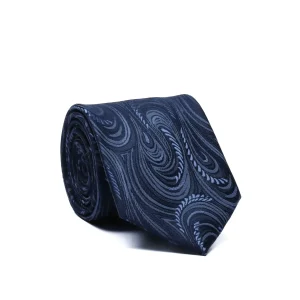 Sartorial Tie with Plumes Pattern