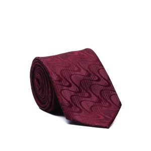 Sartorial Tie with Waves Pattern