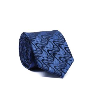 Sartorial Tie with Waves Pattern