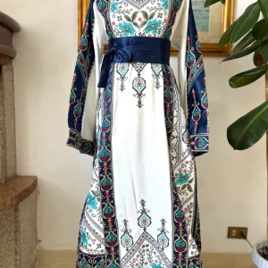 ABITO “FIORI DI RESISTENZA” BLU