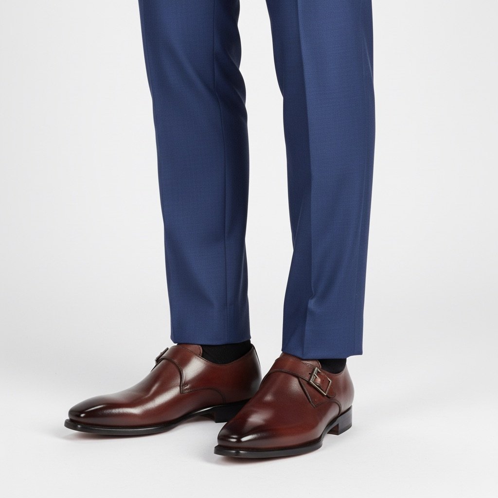 Monk Strap in Pelle Brandy - immagine 3